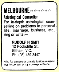 Ad for my astrological services