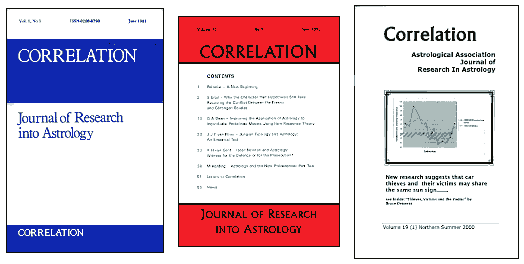 Correlation front covers 1981, 1993, 2000