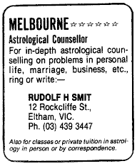 Ad for my astrological services
