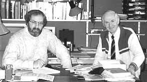In my Netherlands office 1995 with Geoffrey Dean